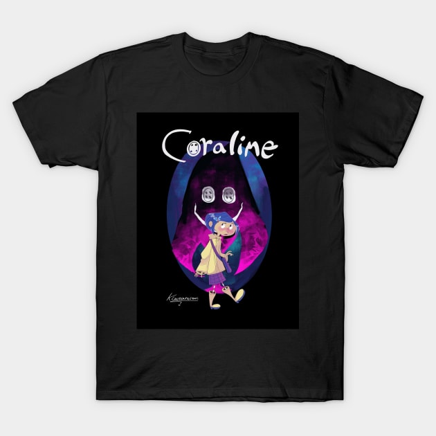 Coraline T-Shirt by Klaudiapasqui 96